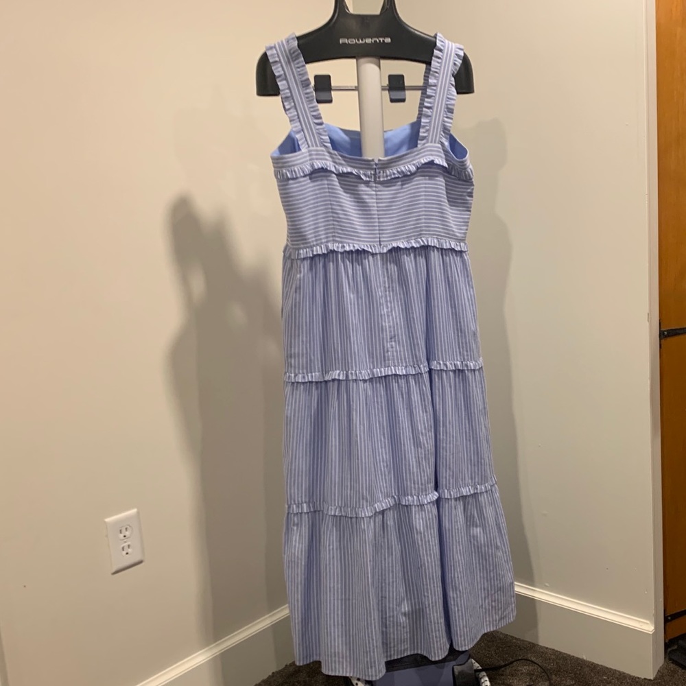 Gal Meets Glam Courtney Rio Stripe Lawn Maxi Dress - Picture 5 of 5